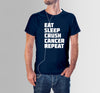 Cancer - Eat Sleep Crush Cancer Repeat T-Shirt