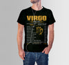 Virgo Facts Servings Per Container Zodiac Tshirt