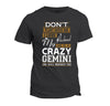 Dont Flirt With Me Love Husband He Crazy Gemini T-Shirt
