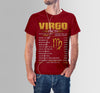Virgo Facts Servings Per Container Zodiac Tshirt