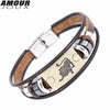 Zodiac Signs Beaded Charm Bracelet [12 VARIANTS]