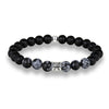 Matte Stone Gray Beads Bracelets [12 VARIANTS]