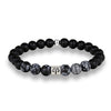 Matte Stone Gray Beads Bracelets [12 VARIANTS]