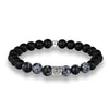 Matte Stone Gray Beads Bracelets [12 VARIANTS]