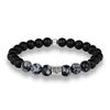 Matte Stone Gray Beads Bracelets [12 VARIANTS]