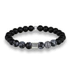 Matte Stone Gray Beads Bracelets [12 VARIANTS]
