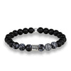 Matte Stone Gray Beads Bracelets [12 VARIANTS]