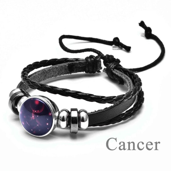 Zodiac Bracelets Alloy Vintage Charm Jewelry [12 Variants ]